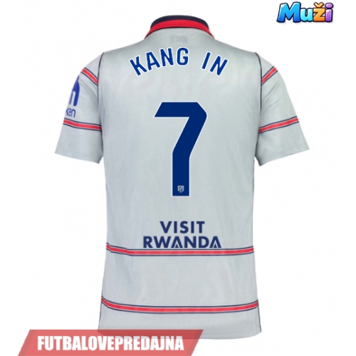 Lacne Muži Futbalové dres Atletico Madrid Lee Kang-in #7 2026-27 Krátky Rukáv - Tretina